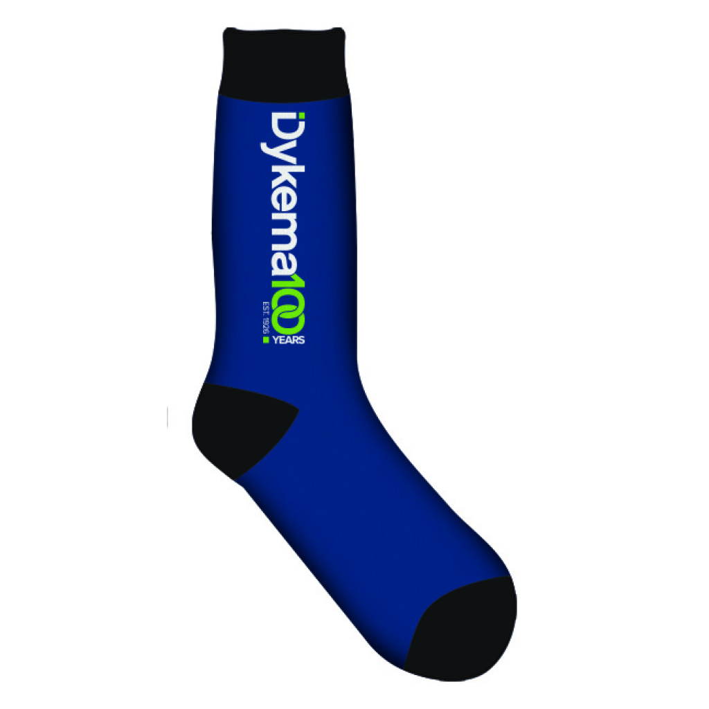 Blue Dykema 100 Premium Dress Socks