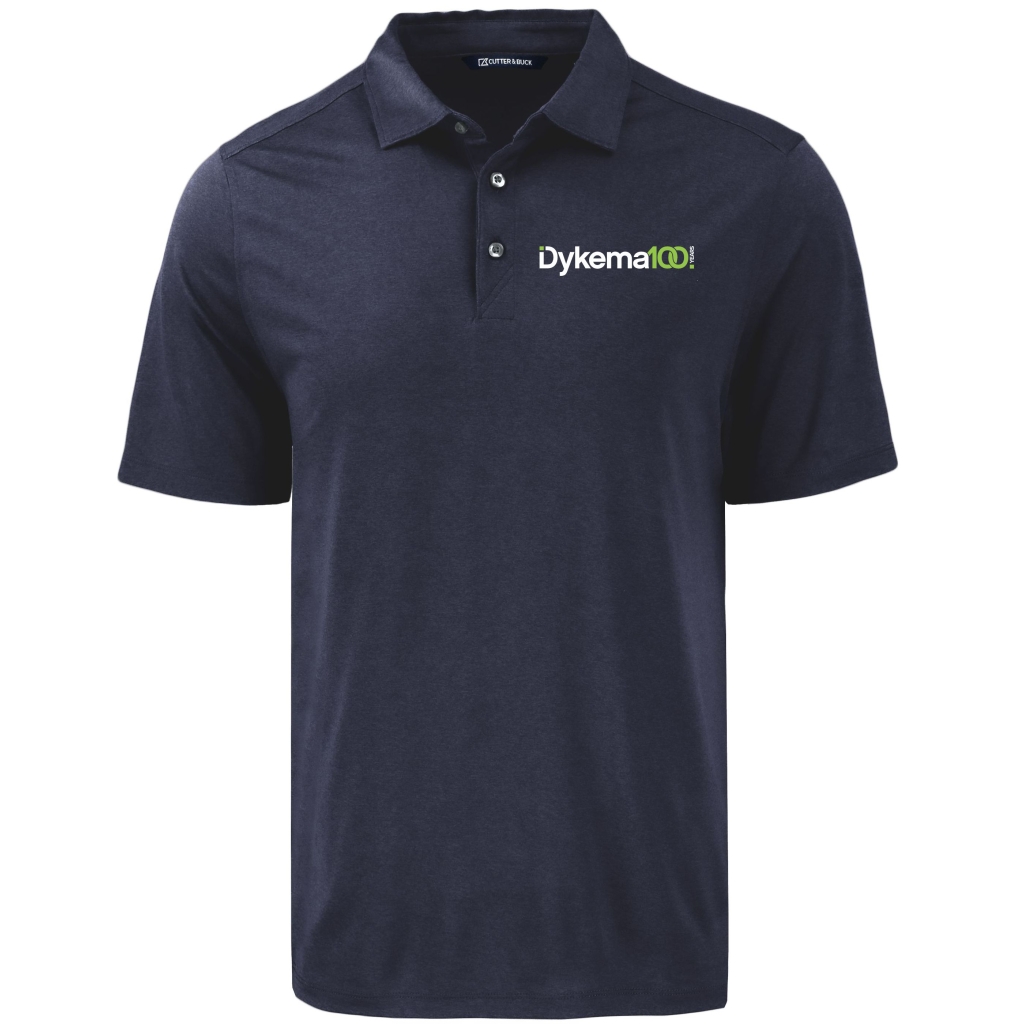 Cutter & Buck Eco Epic Comfort Recycled Navy Mens Polo